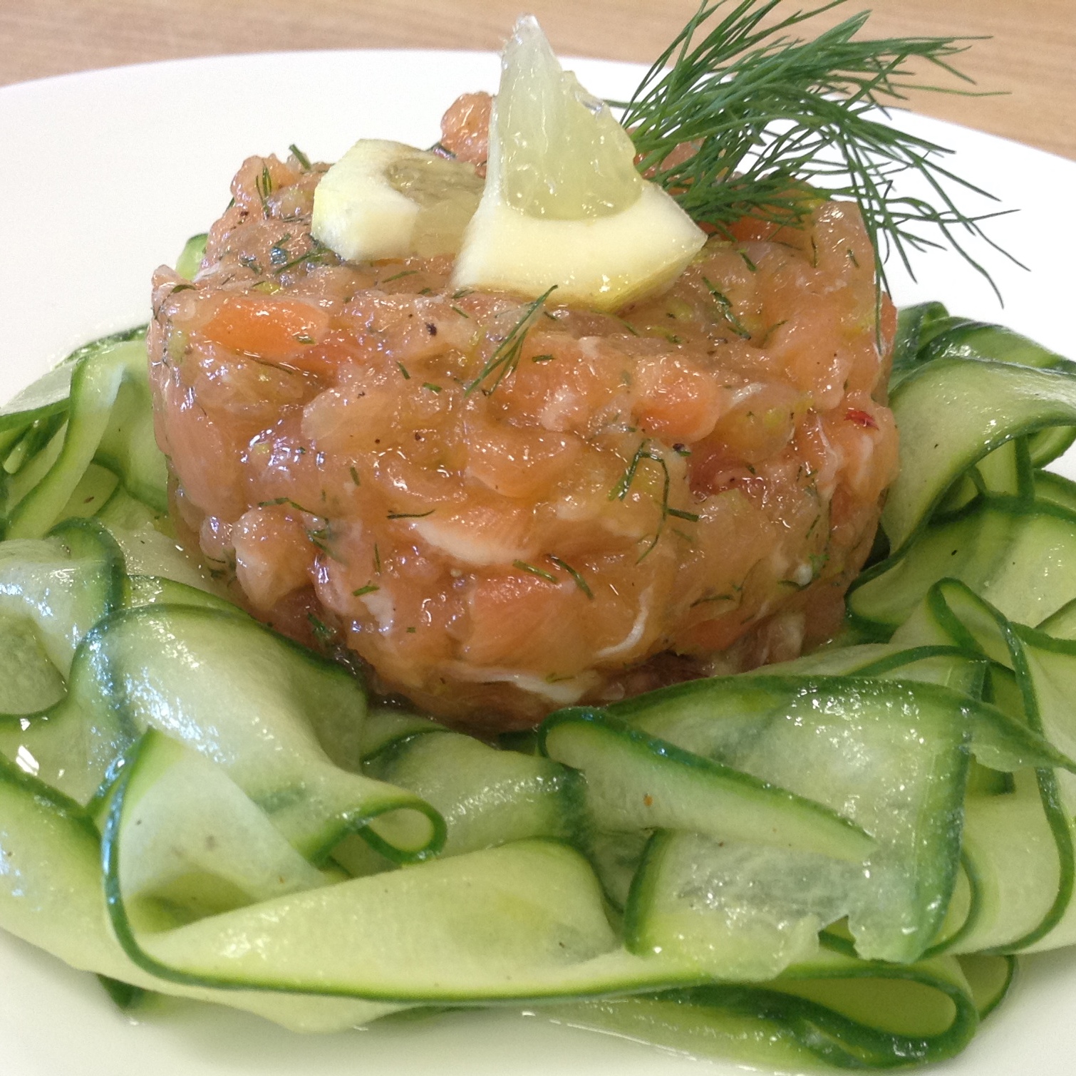 Salmon Tartar Nobelmix Thermomix Canada